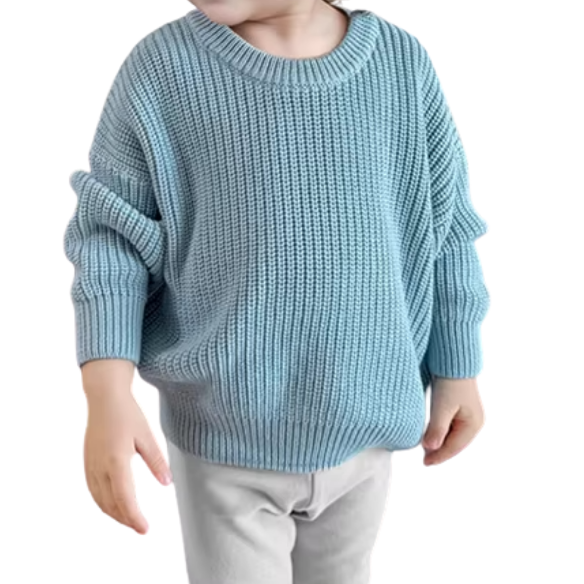 Chunky Knit Oversized Sweater | Fog