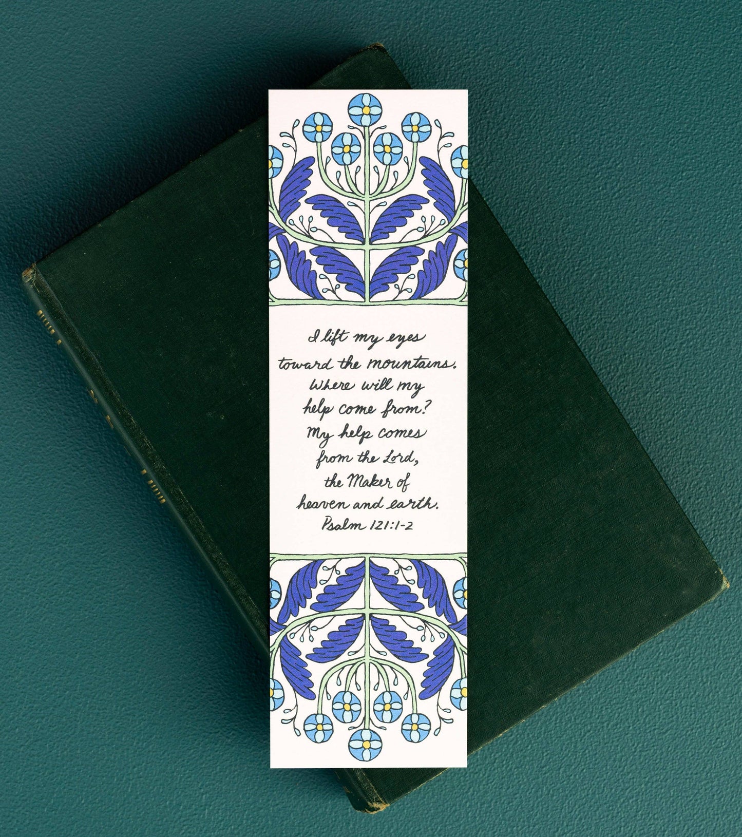I Lift My Eyes Psalm Bookmark — Psalm 121