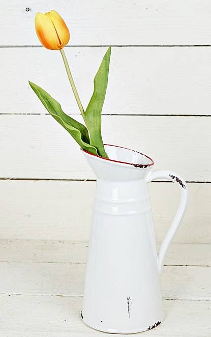 ISB75451 - 20inL real touch Egg Tulip Stem-OR-24/144pcs