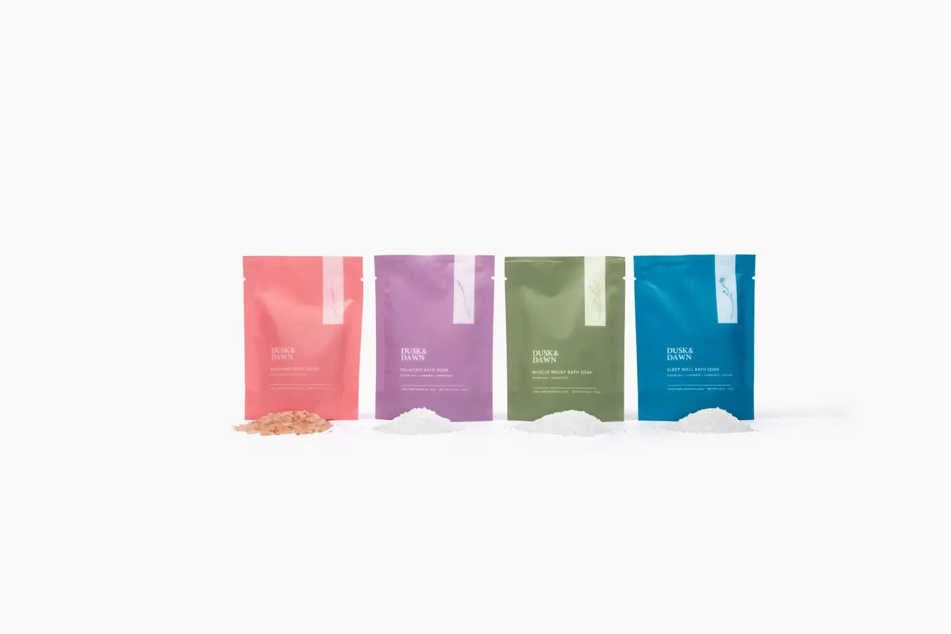 Spa Day Bath Soak - Epsom Salt + White Tea + Vanilla Pouch