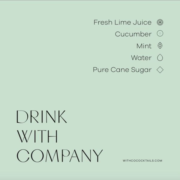 Hey Girl Cocktail Mix (Cucumber, Mint, Lime)