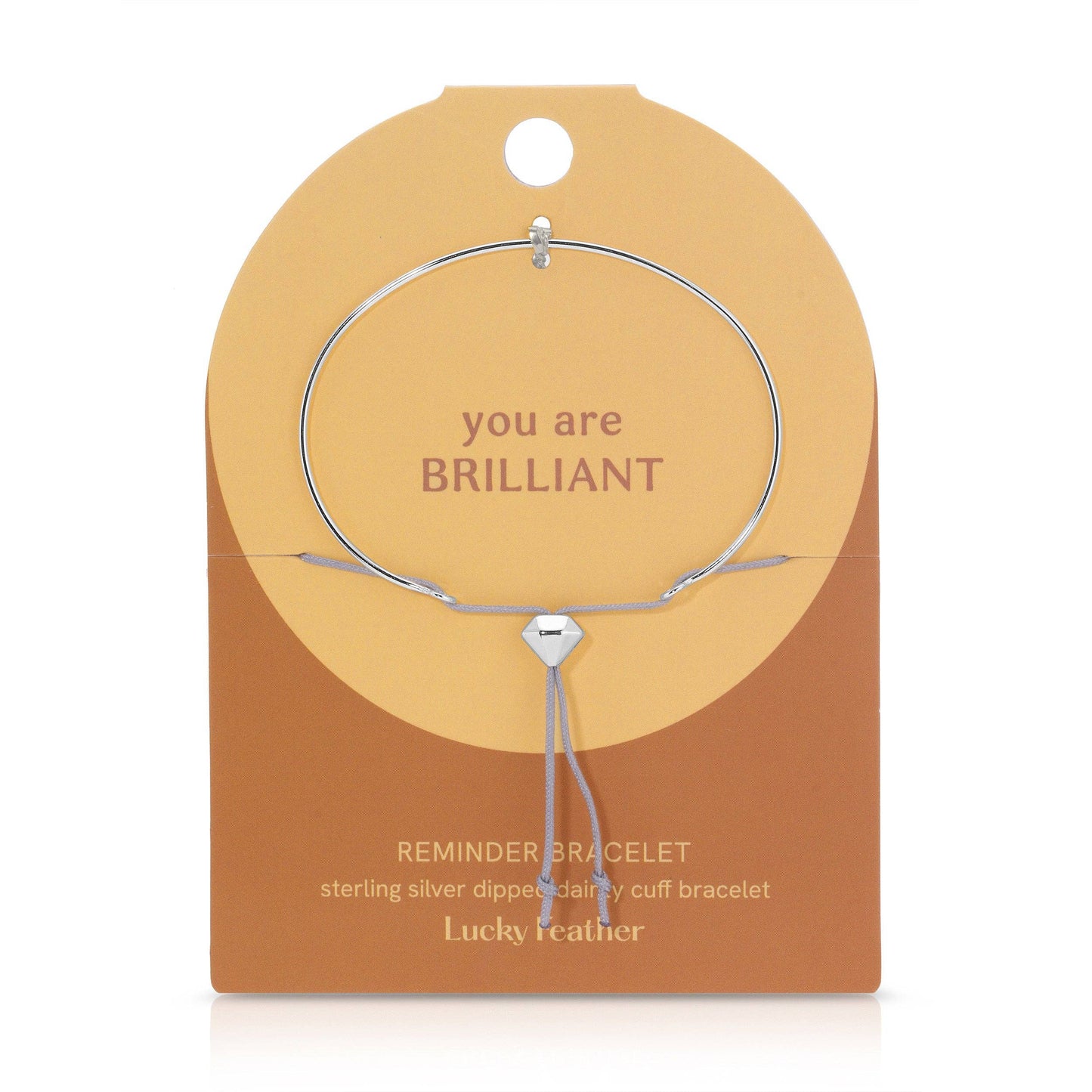 Reminder Bracelet- Brilliant (diamond) - Silver
