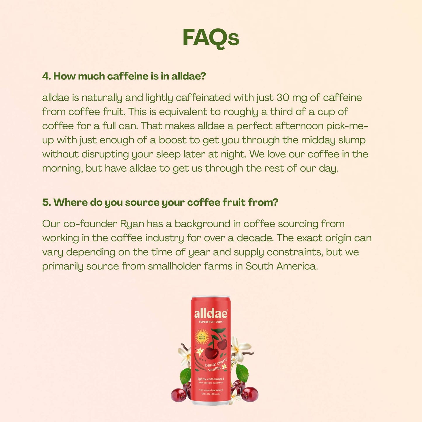 Black Cherry Vanilla Drink | Soda | Lightly Caffeinated Soda