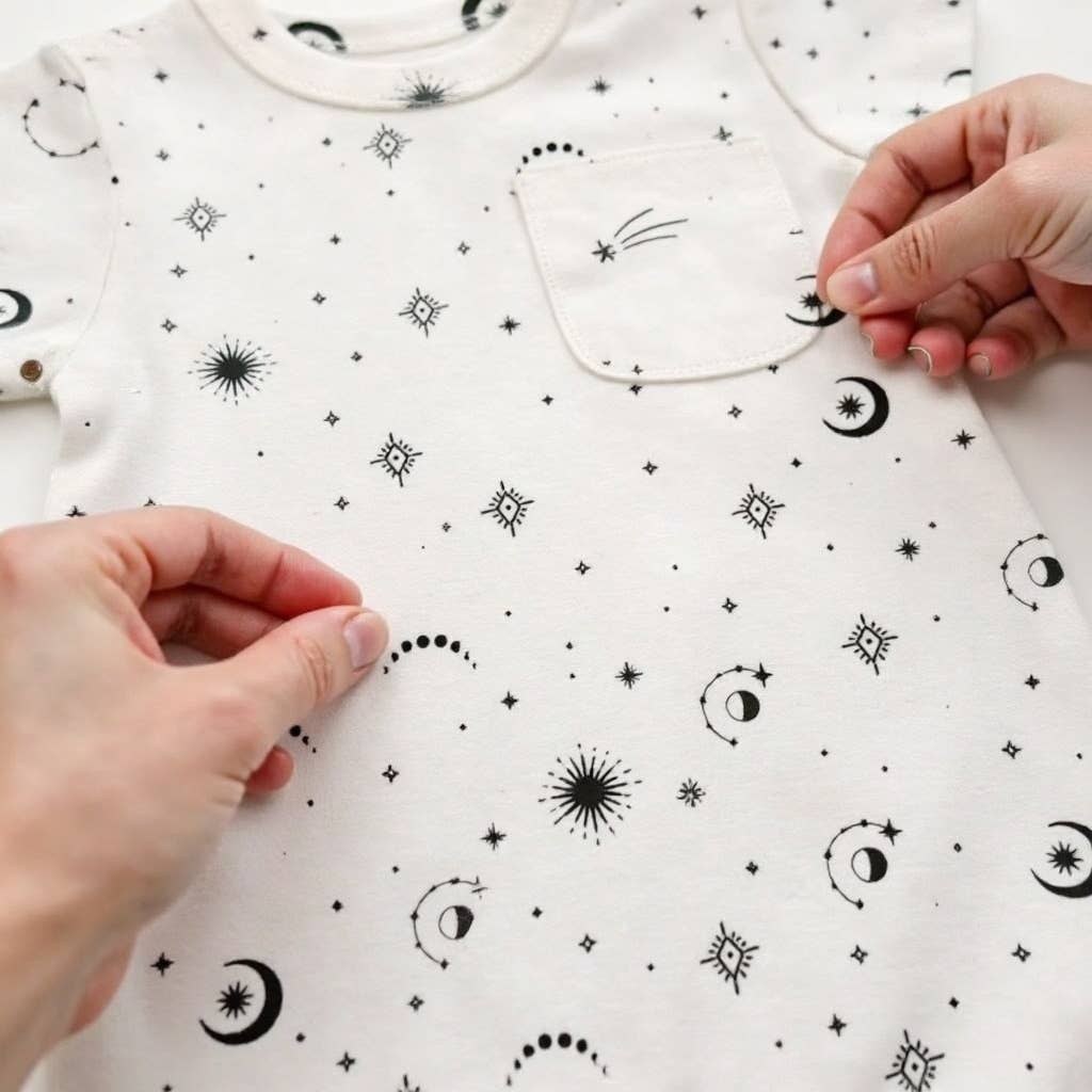 Baby footie | celestial