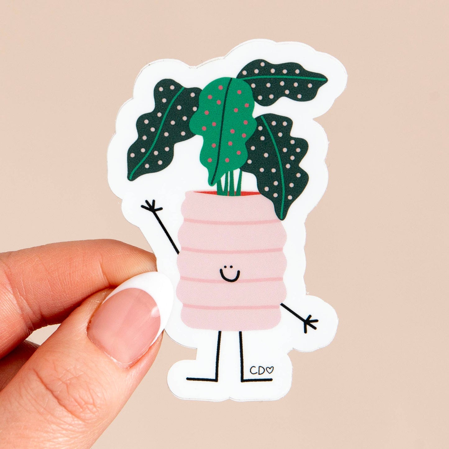 Plant Doodle Friend Decal Sticker