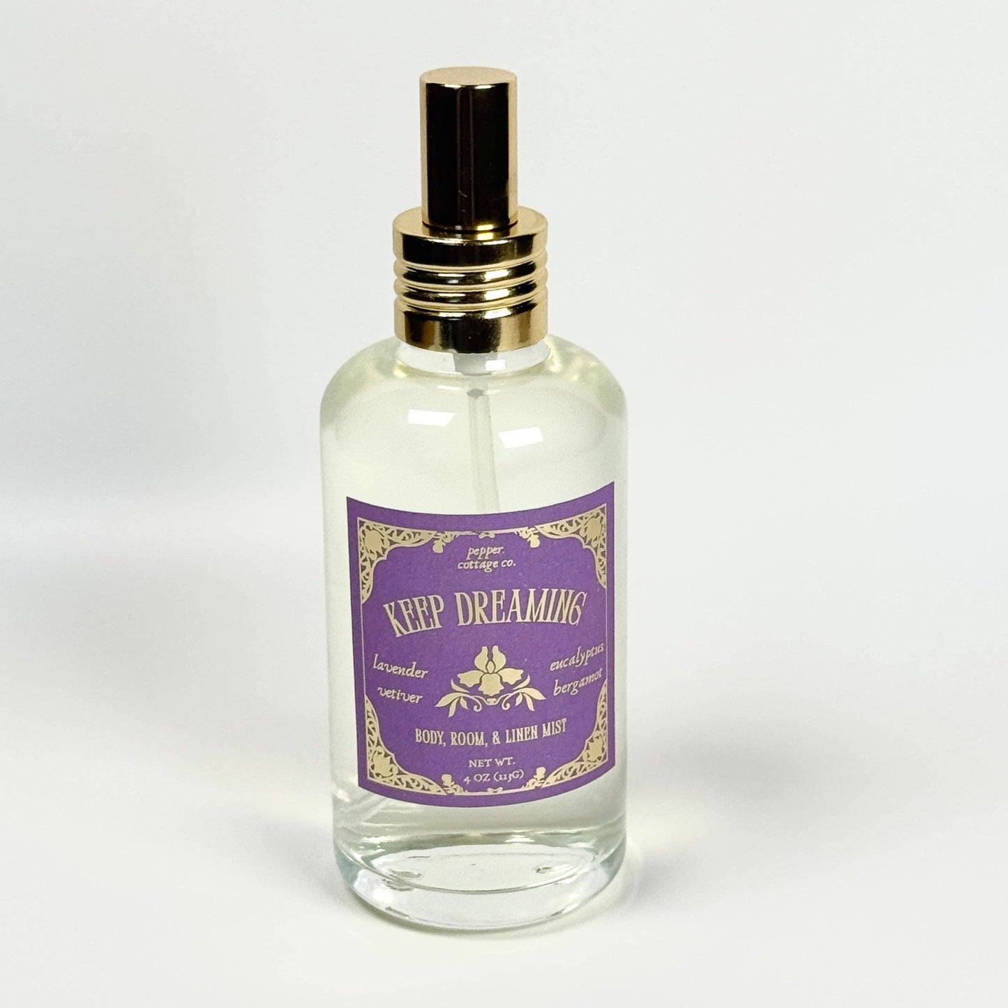 Keep Dreaming 4 oz Body & Home Mist | Lavender, Vetiver, Eucalyptus, Bergamot | Daydream Collection Spring Lavender Body Spray