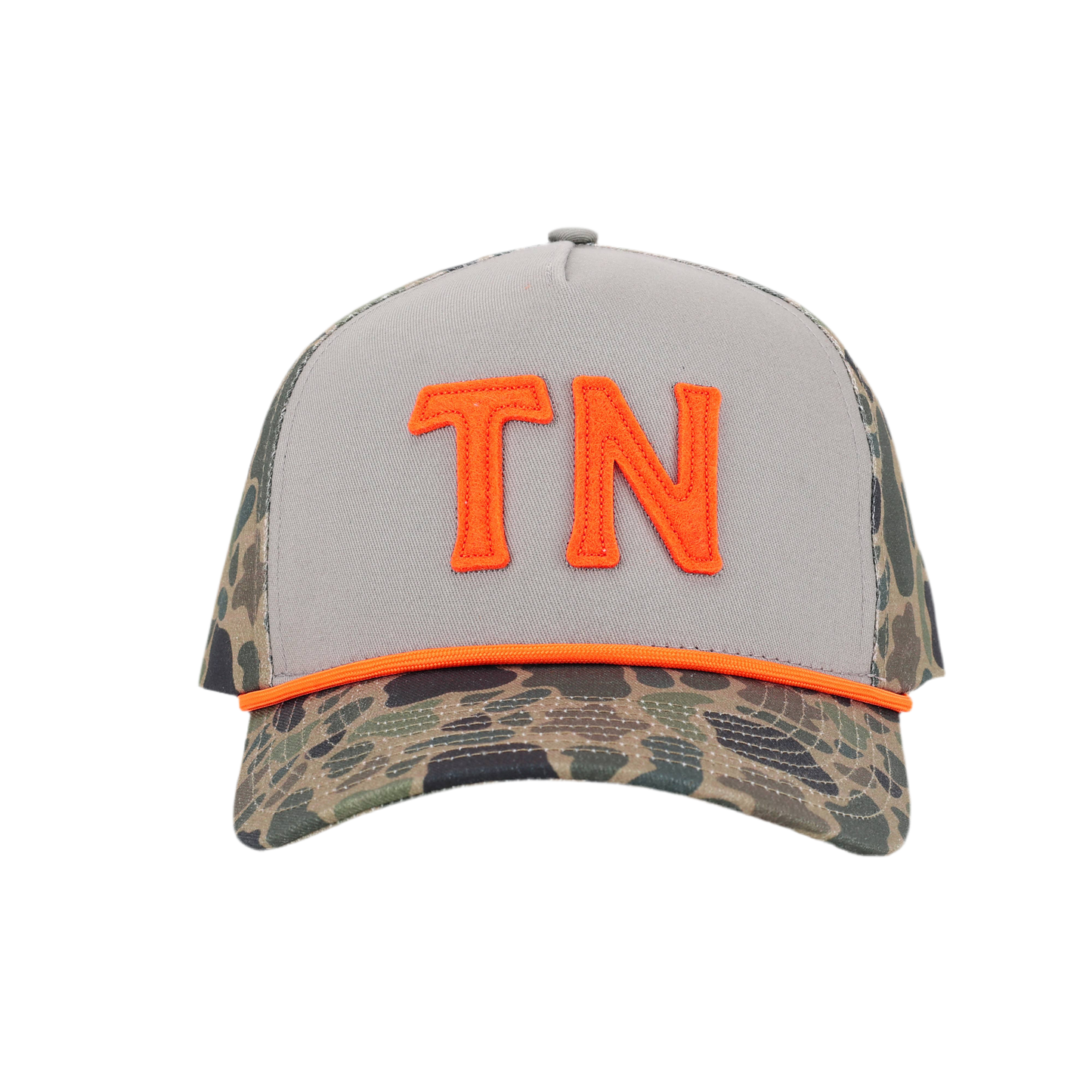 Tennessee "TN Hat" in TENN™ Camo & Smokey Gray