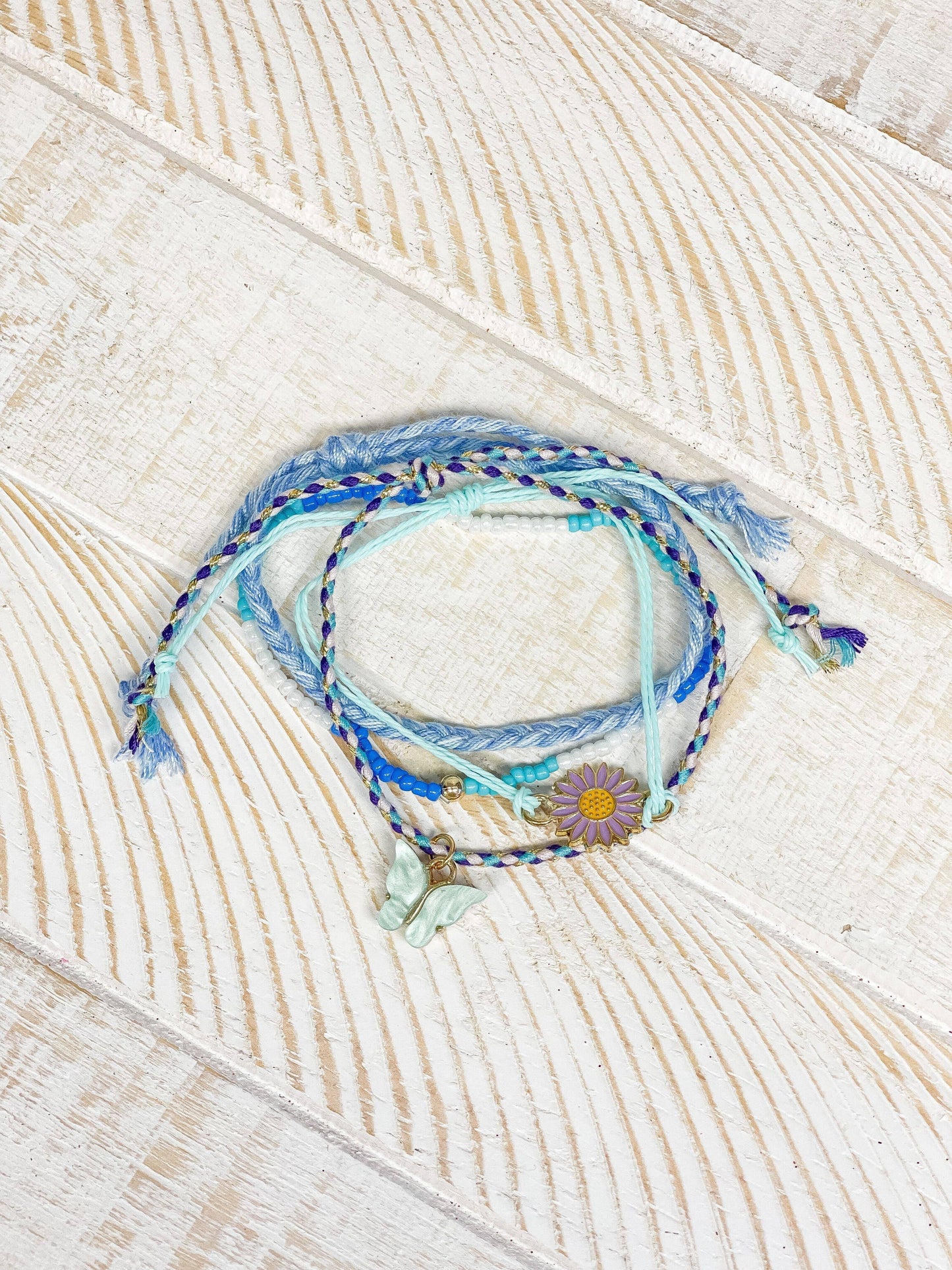 Woven Friendship Bracelet Stacks