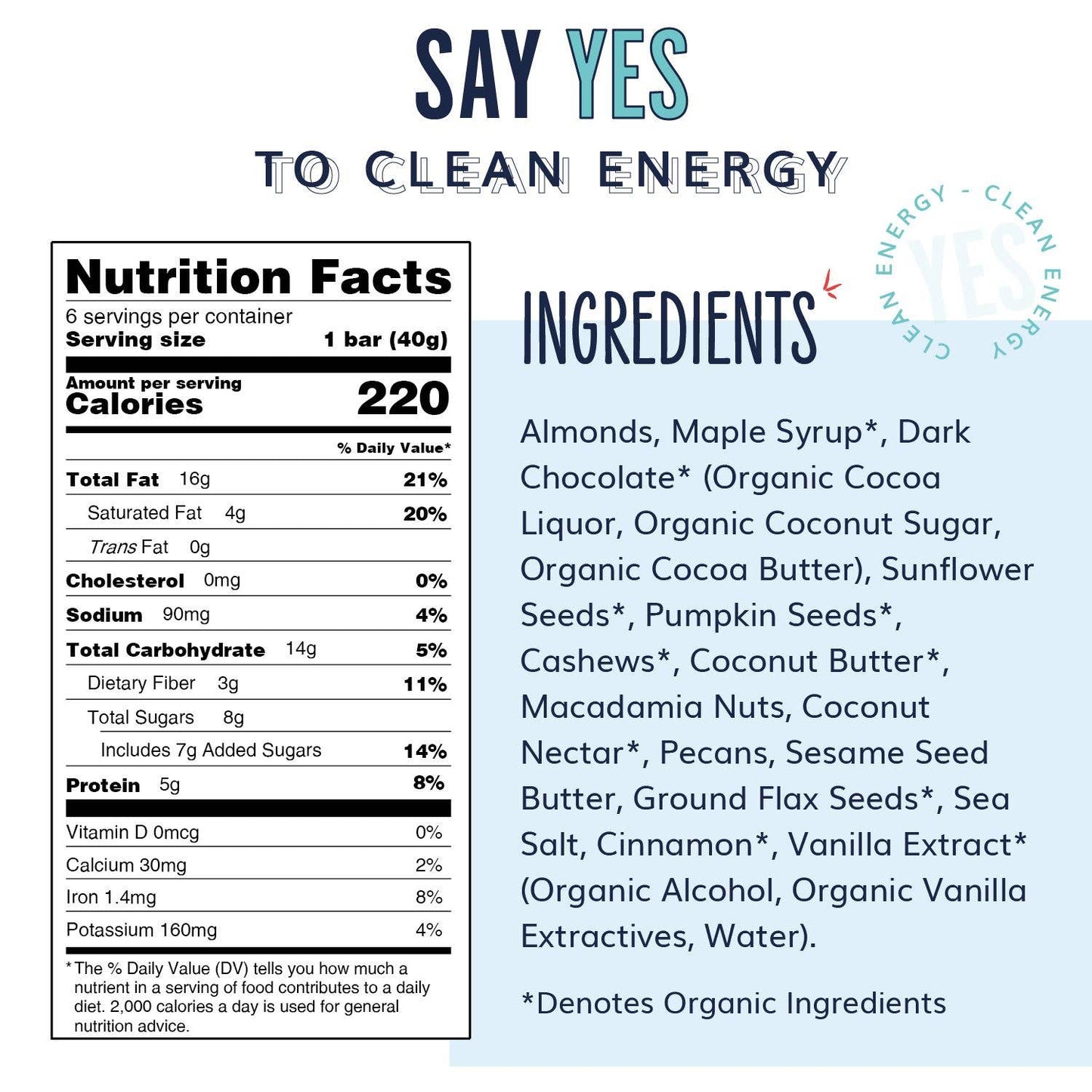 Dark Chocolate Chip - Gourmet Plant-Based Snack Bar