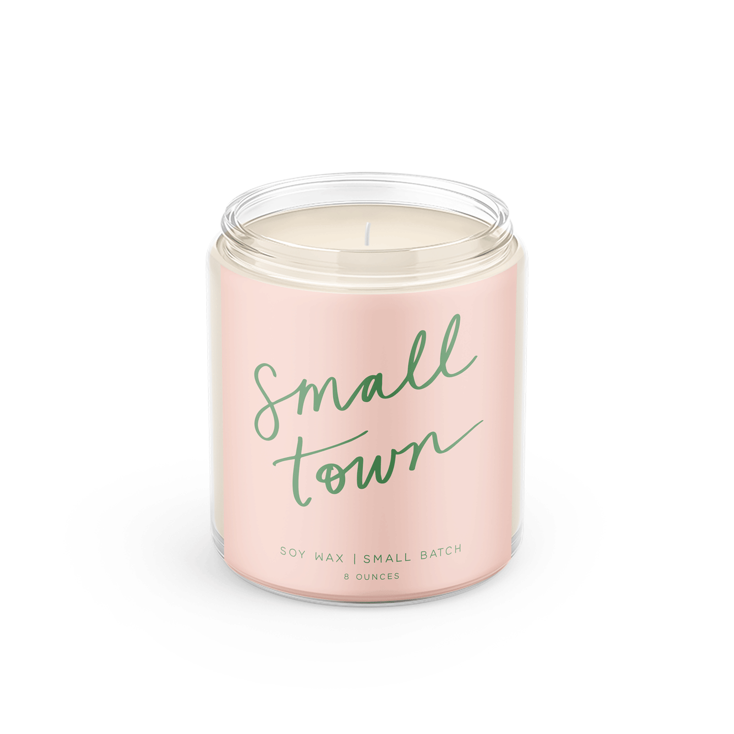 Small Town: 8 oz Soy Wax - Small Batch Candles