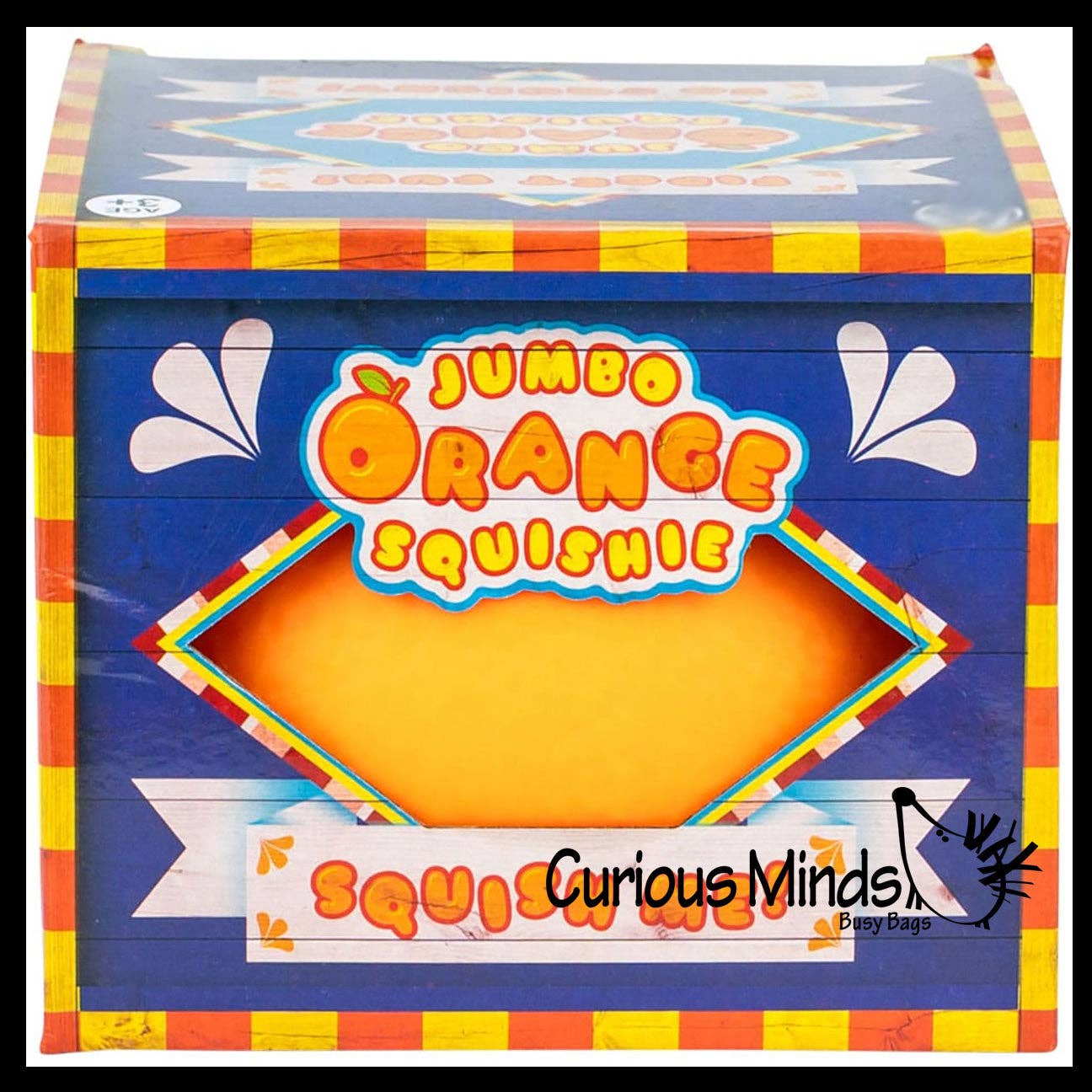 Jumbo Doh Filled Orange - Soft Stress Squishy Ball Fruit