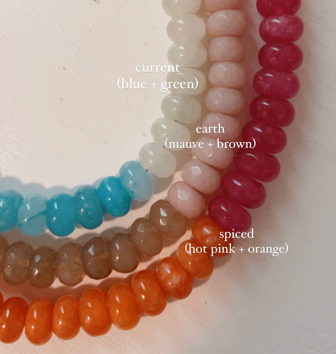 Two Tone Gemstone Necklaces