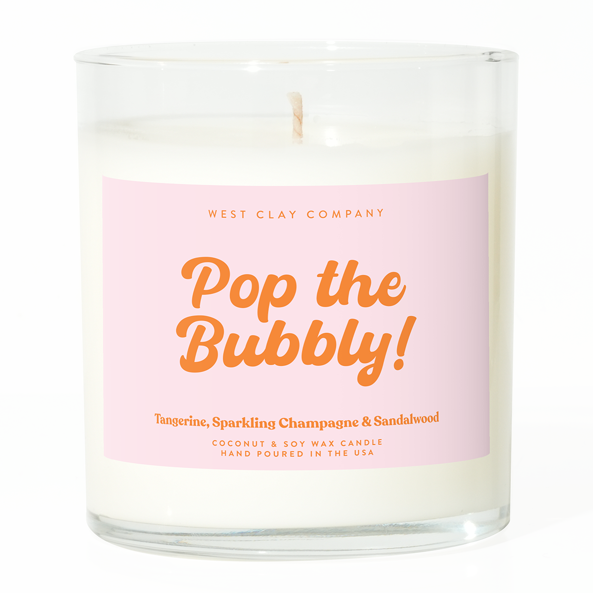Pop the Bubbly! Candle | Champagne Toast & Tangerine