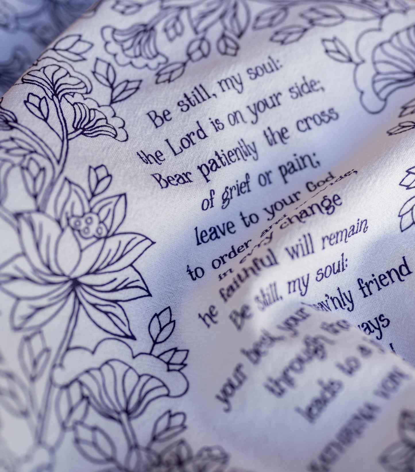 Be Still My Soul Hymn Tea Towel