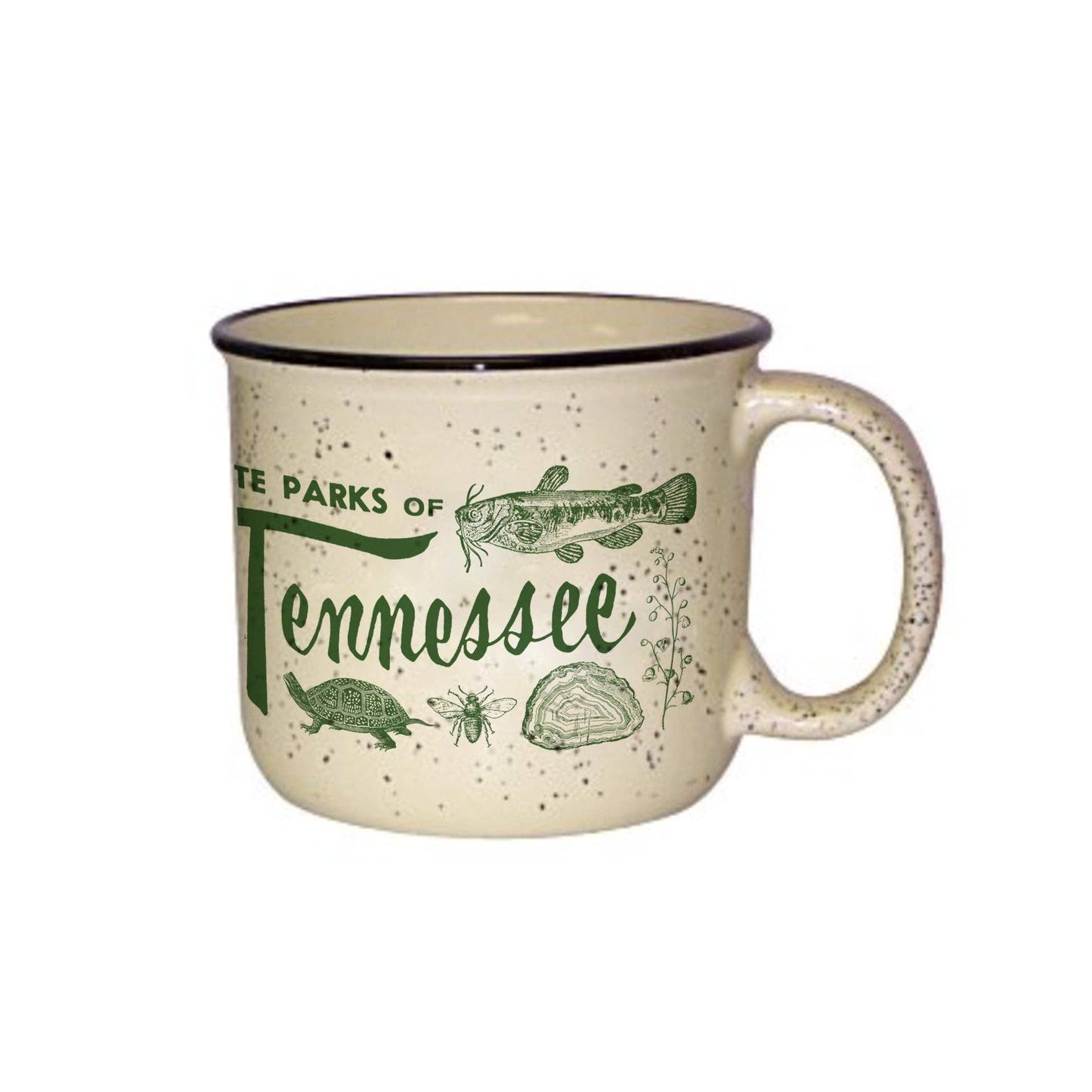 Tennessee State Parks - Nature Print Ceramic Mug