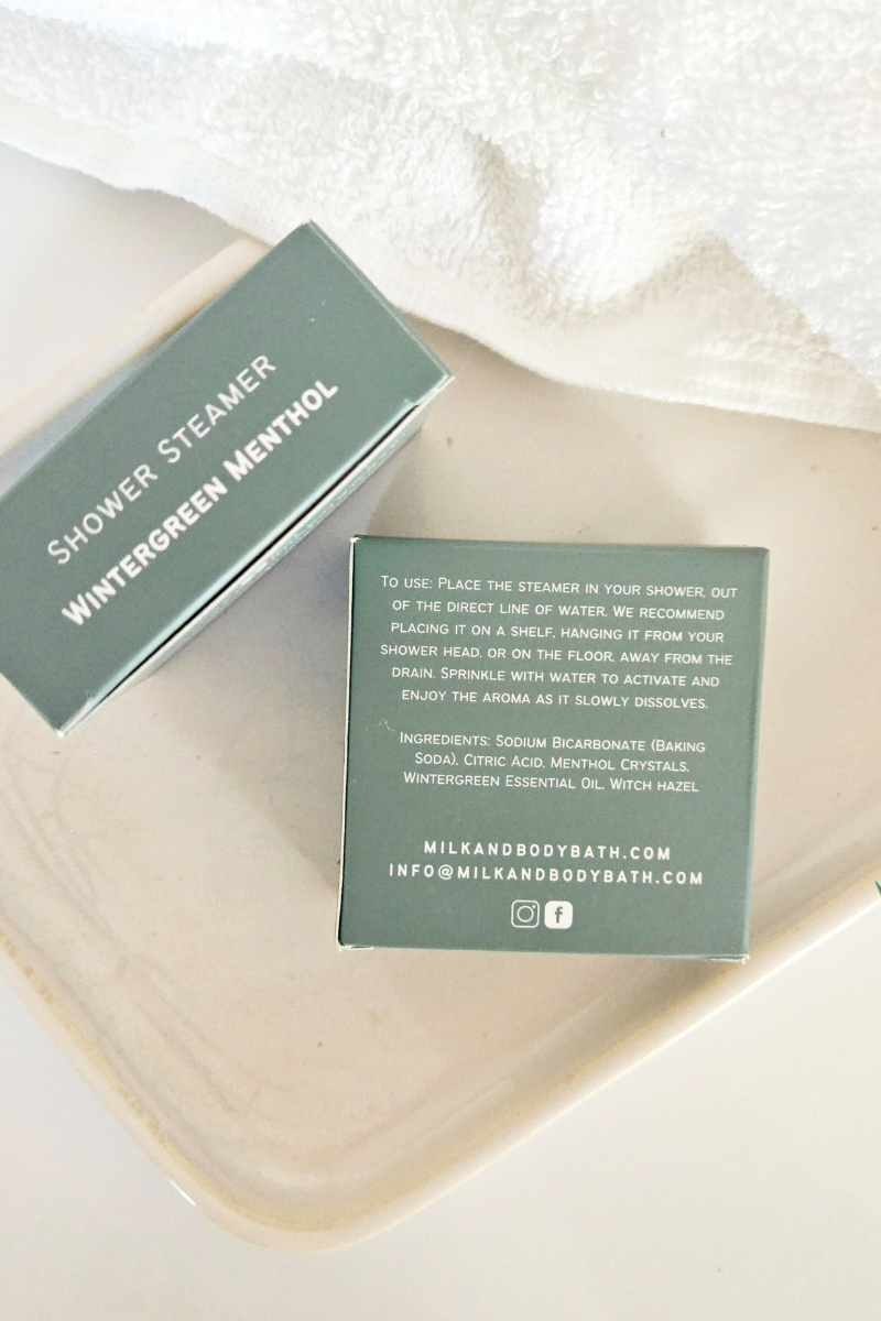 Wintergreen Menthol | 2oz Mix & Match Shower Steamers