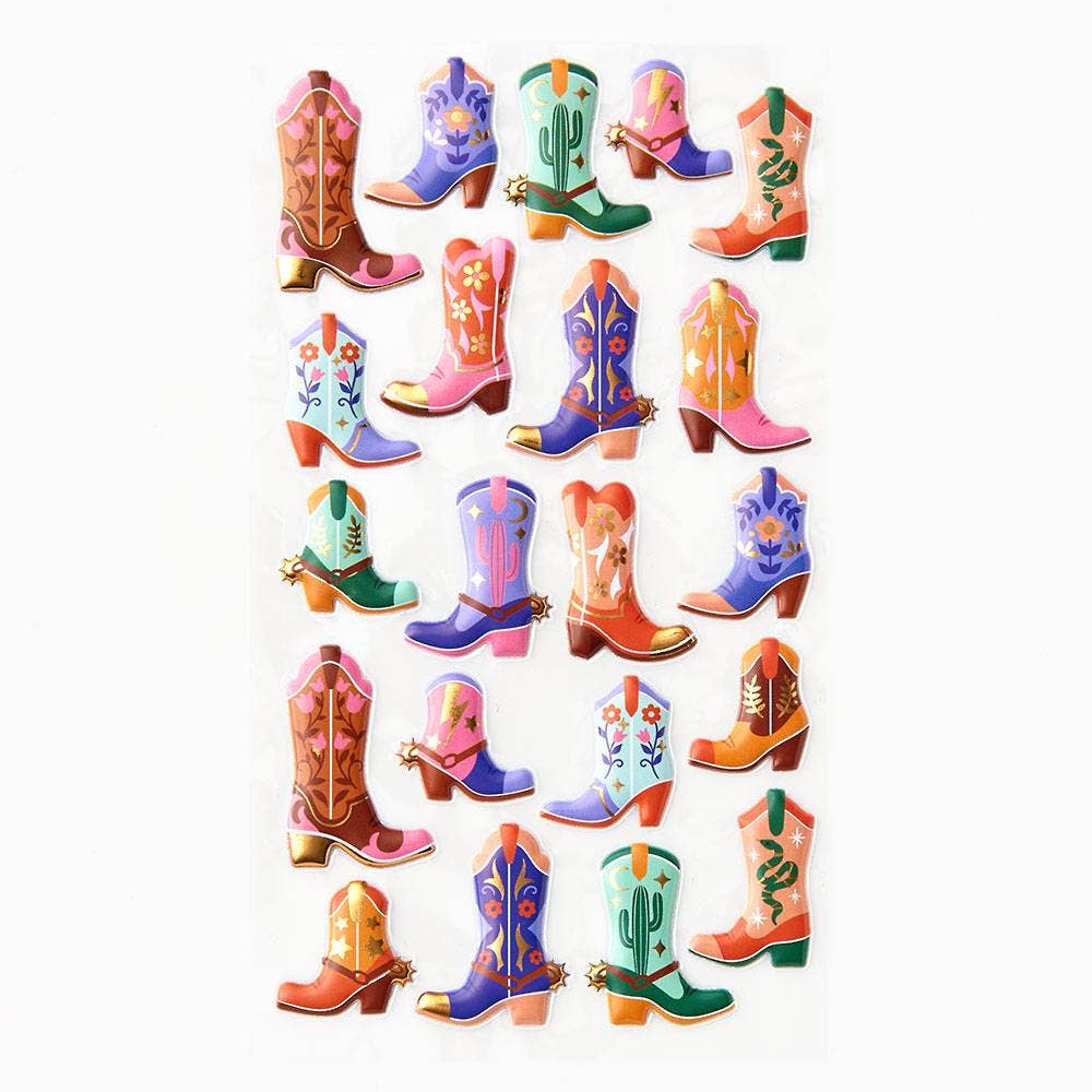 Cowboy Boot Stickers