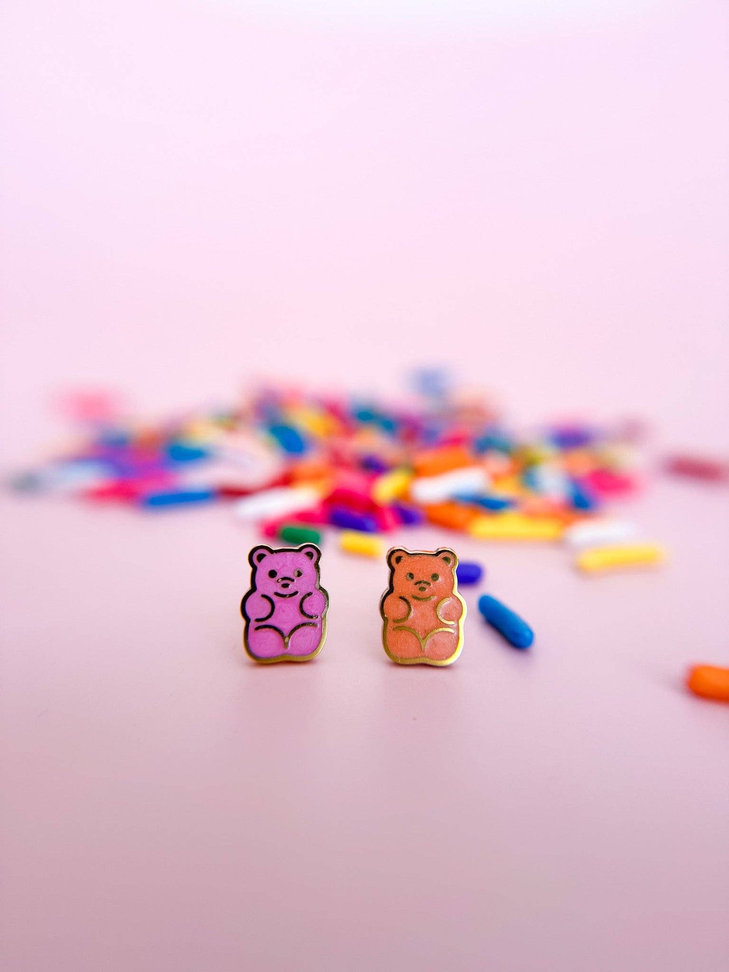 Gummy Bear Stud Earrings