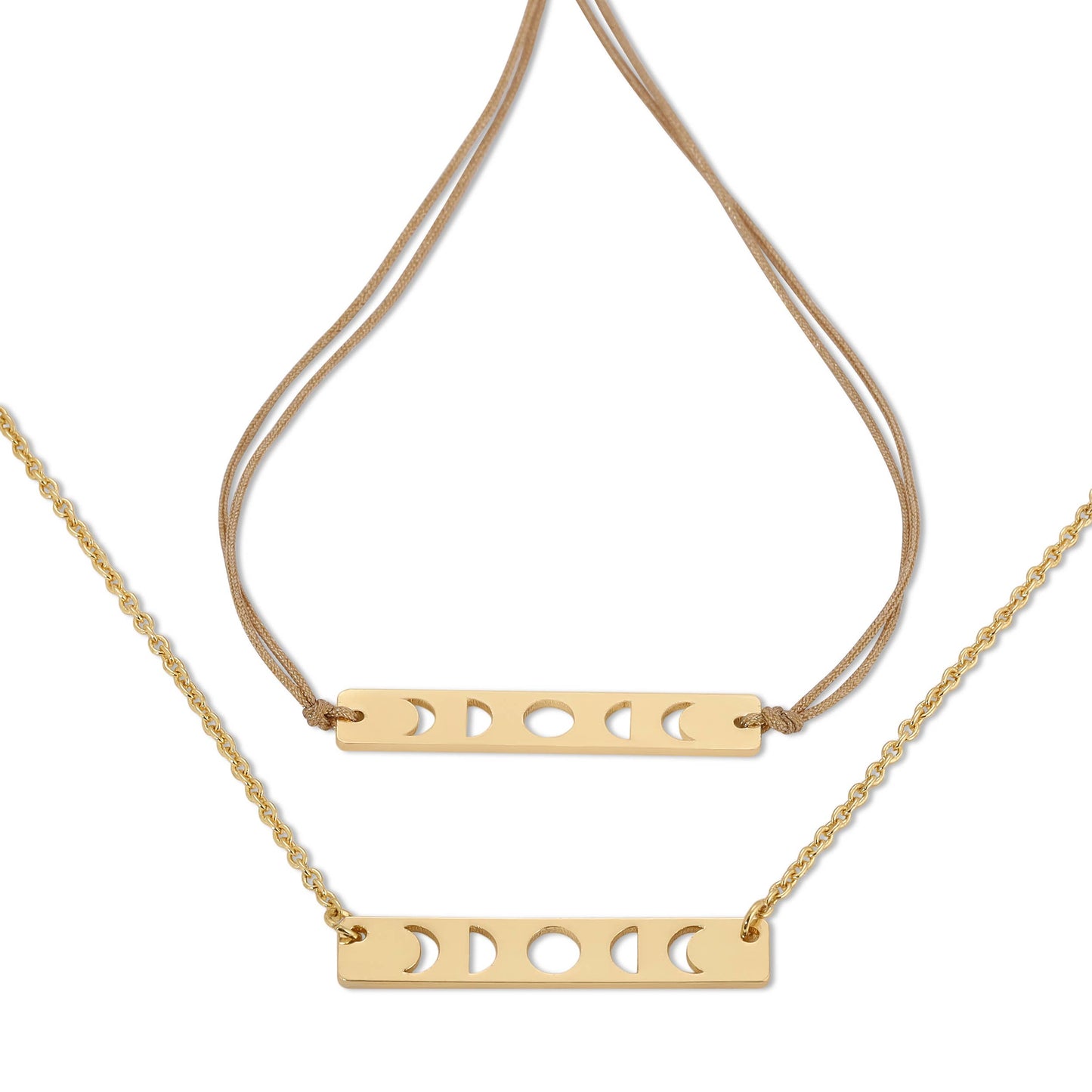Moon Phase Jewelry- Bracelet or Necklace
