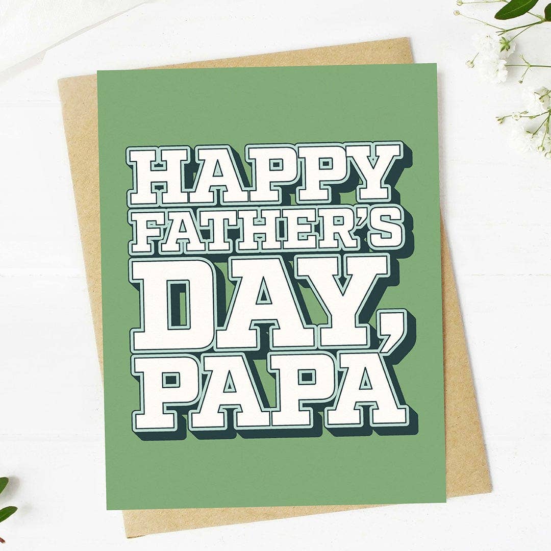 Happy Father's Day Papa Greeting Card