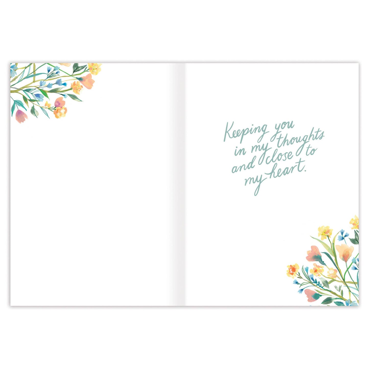 Pastel Vase Sympathy Card