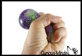 Dual Glitter Swirling Stress Ball - Sensory, Fidget