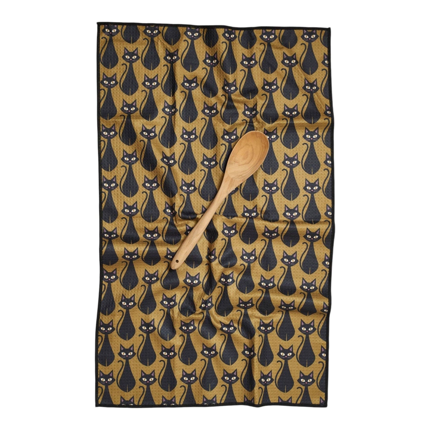 Anywhere Towel Reversible - Heather Jacobs Black Cat