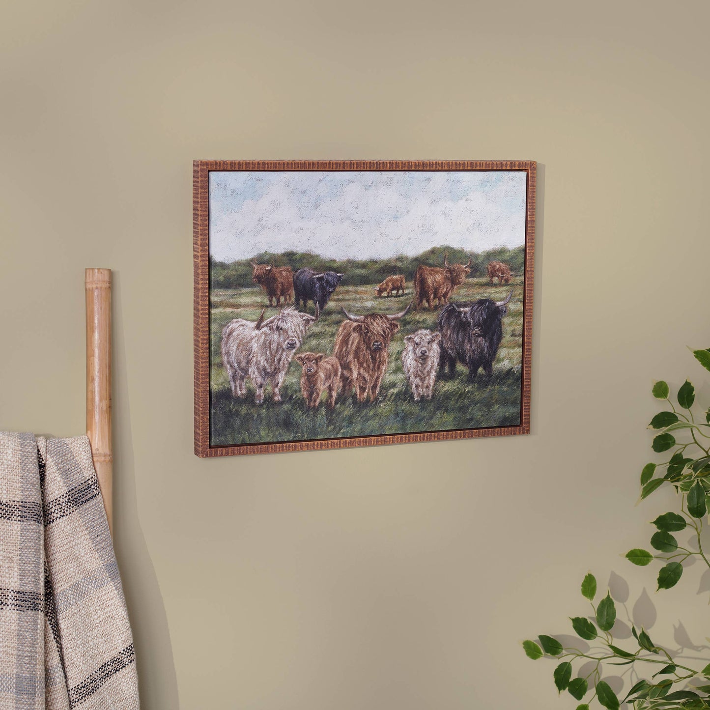 Highland Cows Canvas Wall Art