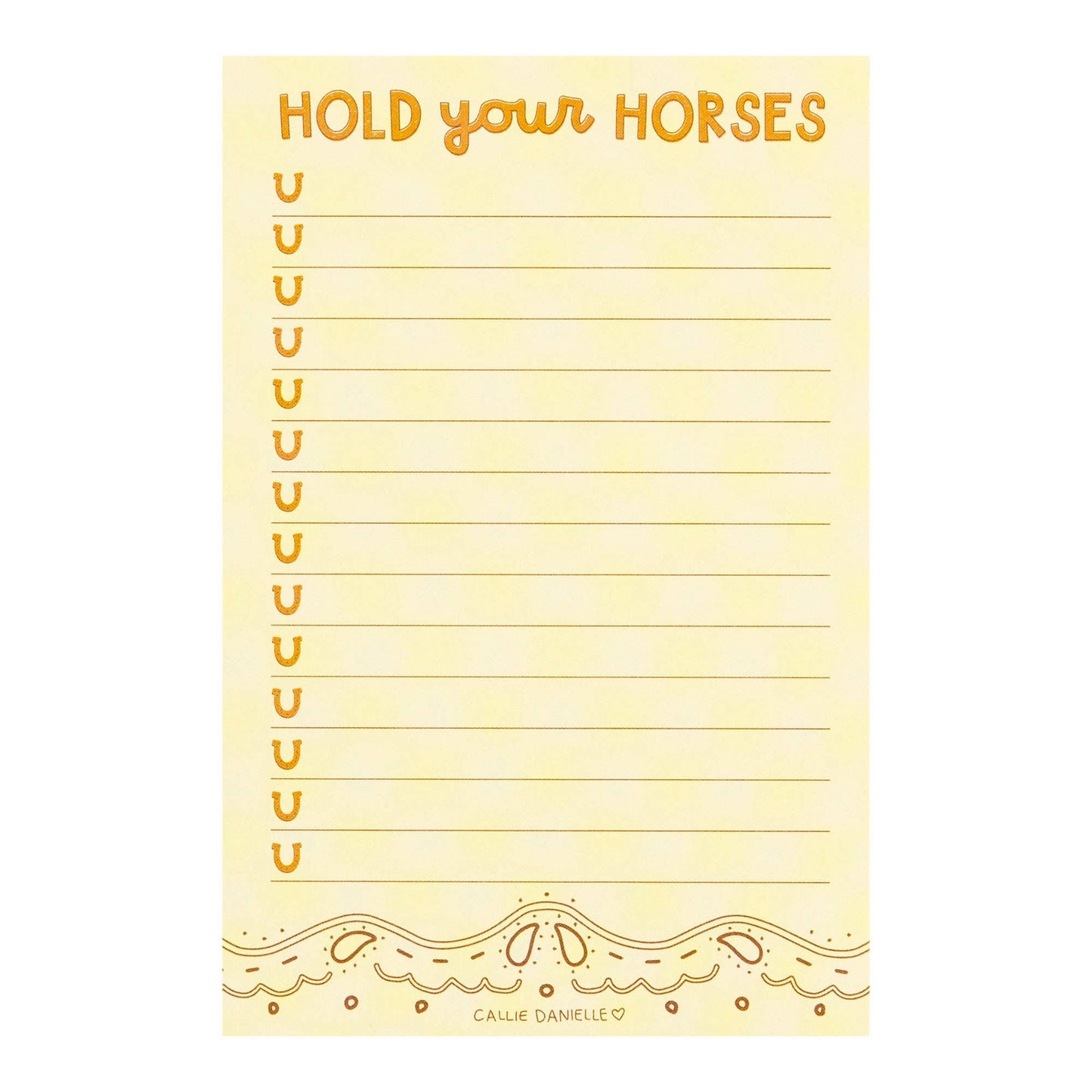Hold Your Horses Southern Notepad