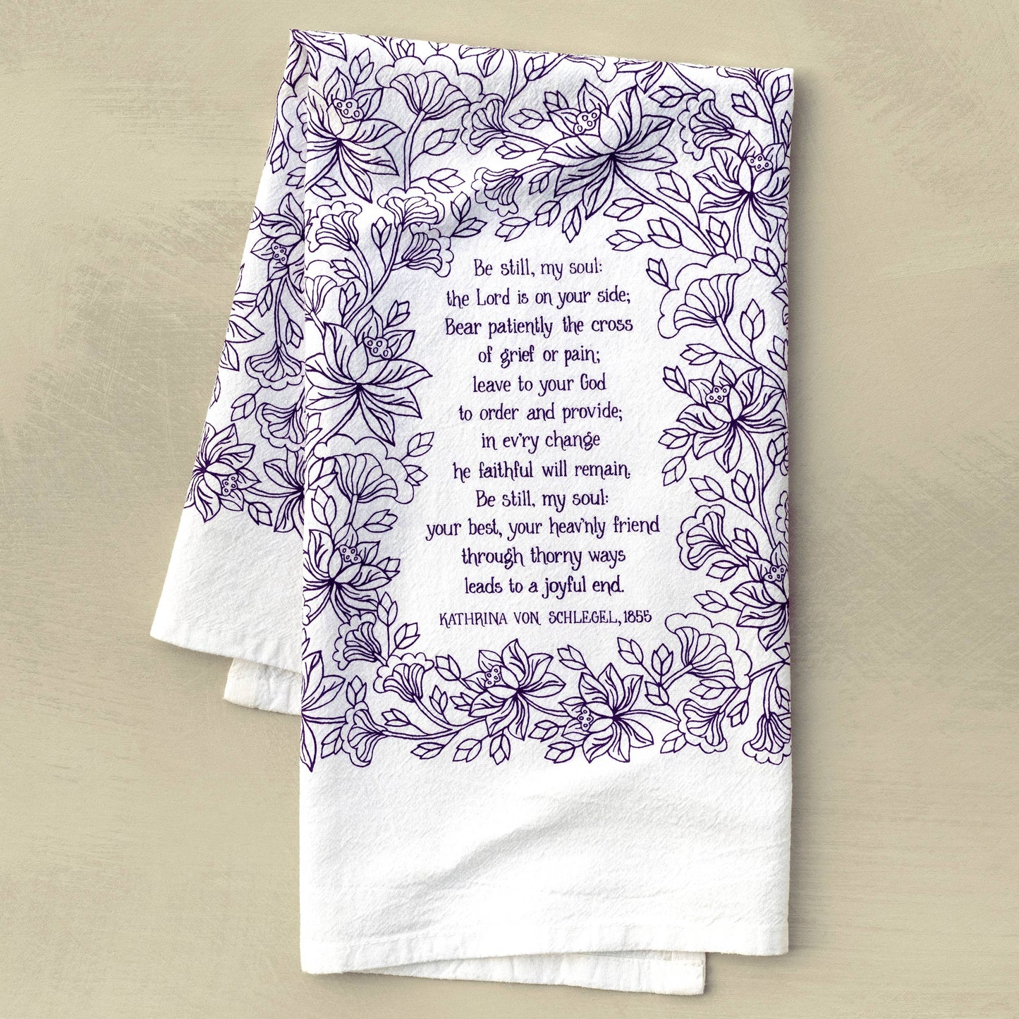 Be Still My Soul Hymn Tea Towel