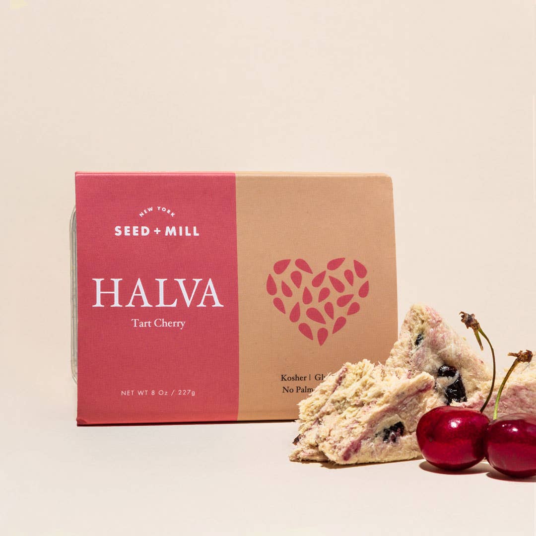 Tart Cherry Halva, 227g - Kosher Sesame Candy