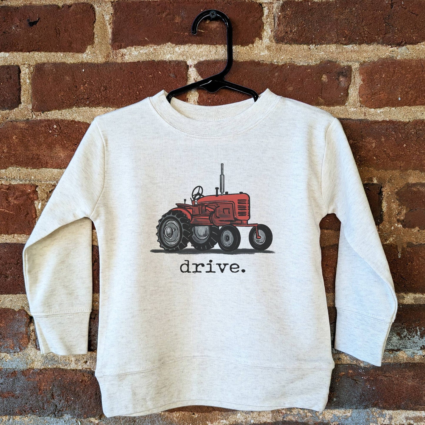 "Drive" Red Tractor Farm Kid Country Western Toddler Clothes
