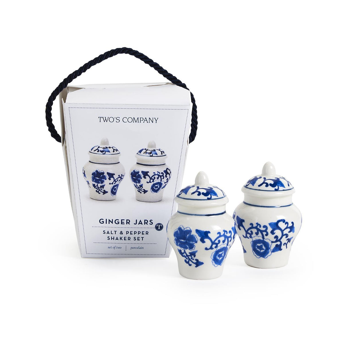Mini Ginger Jar Salt + Pepper Shaker Set
