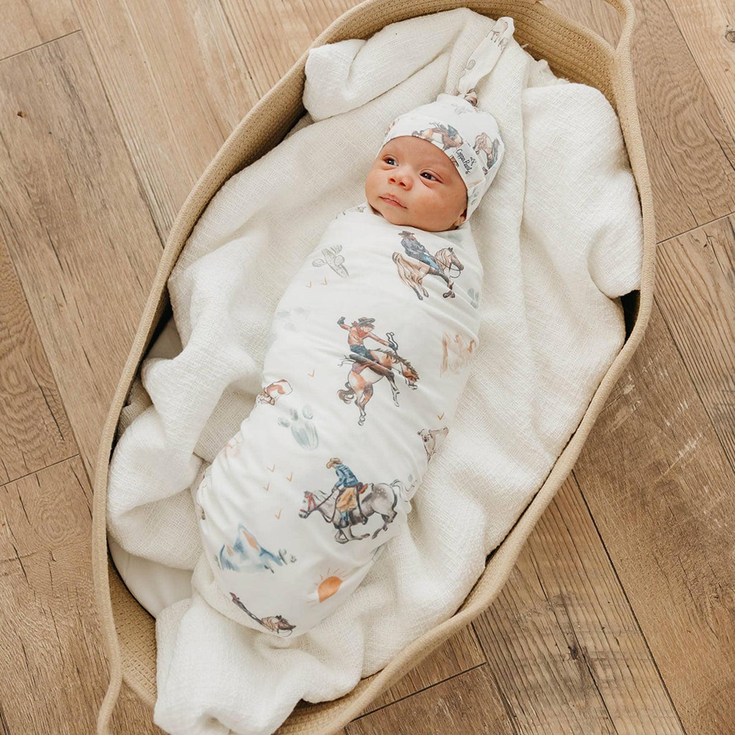 Knit Swaddle Blanket - Boone