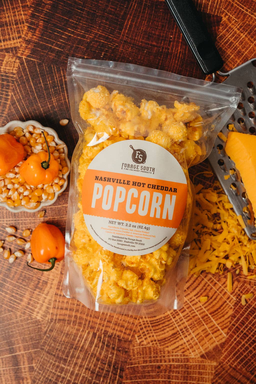Nashville Hot Cheddar Popcorn