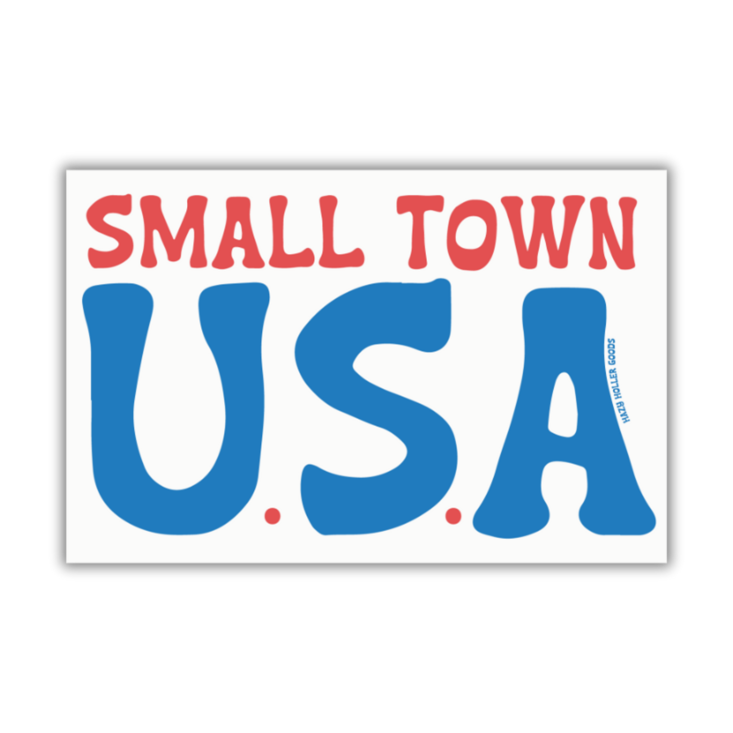 Small Town USA Sticker