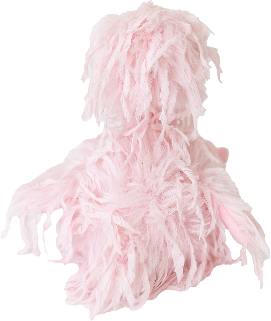 Feathers Pink Flamingo Plushie