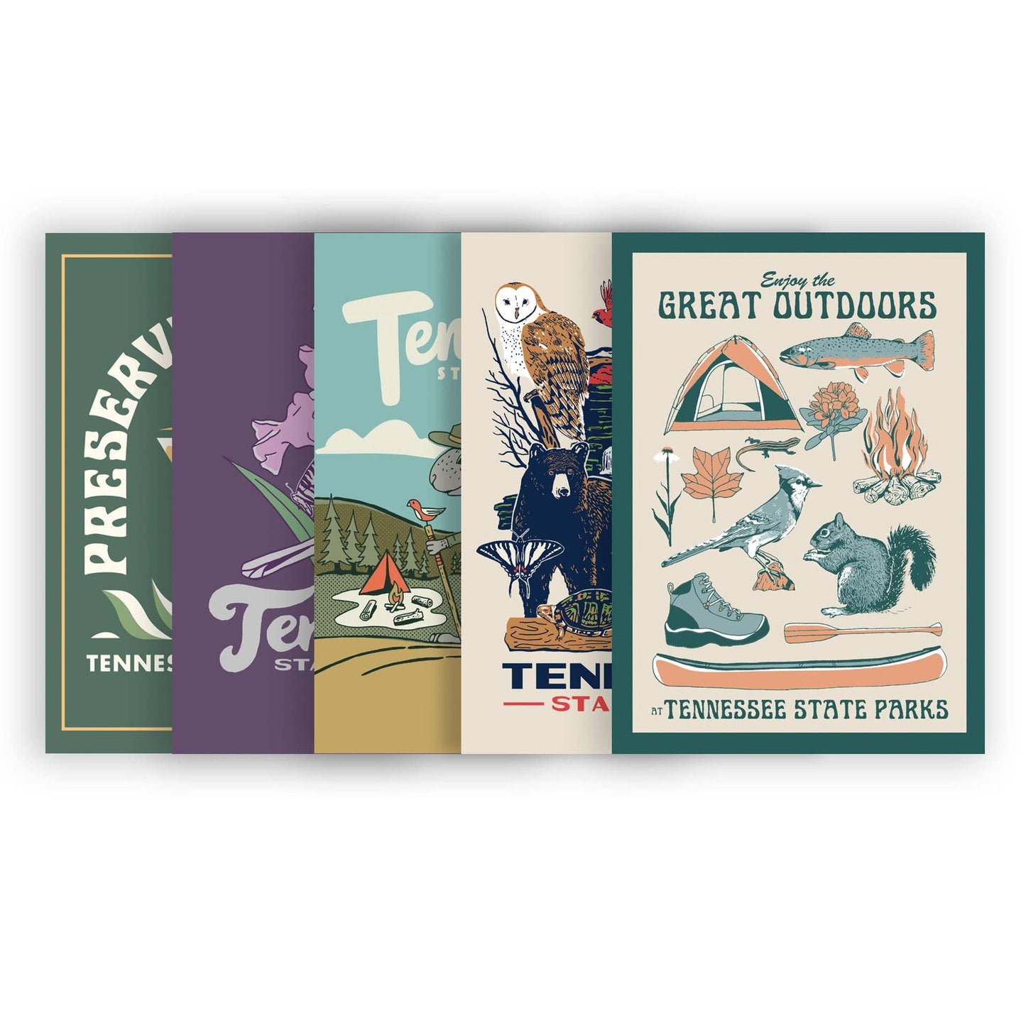 Tennessee State Parks - Postcards (5 Pack)