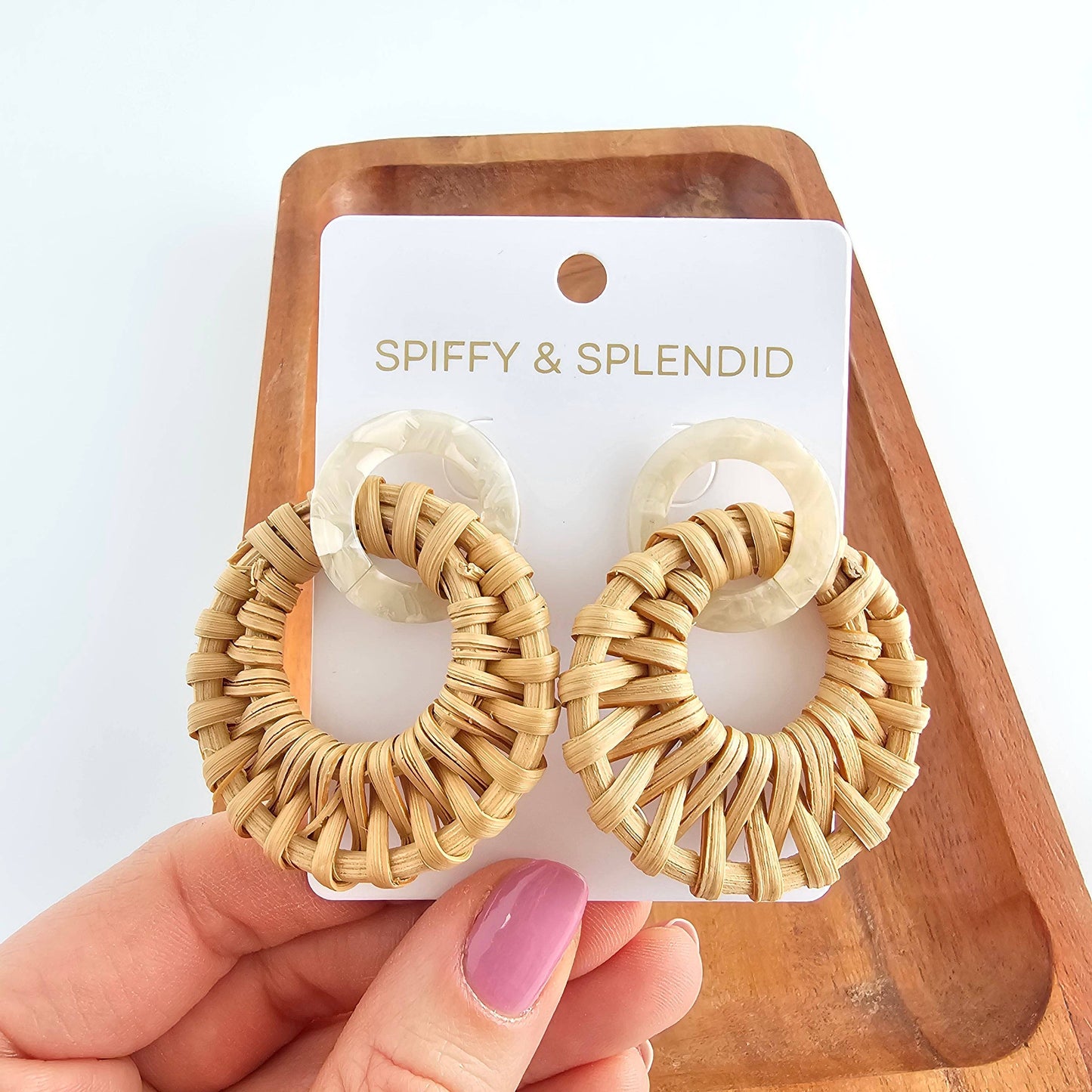 Calypso Earrings - Dark Rattan // Resort Summer Jewelry