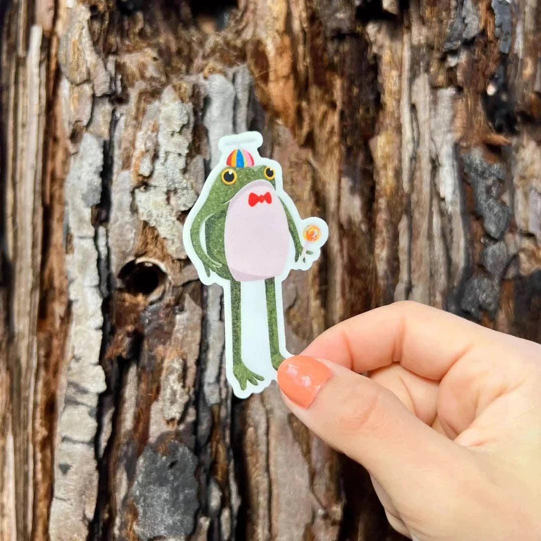 Silly Frogson Sticker