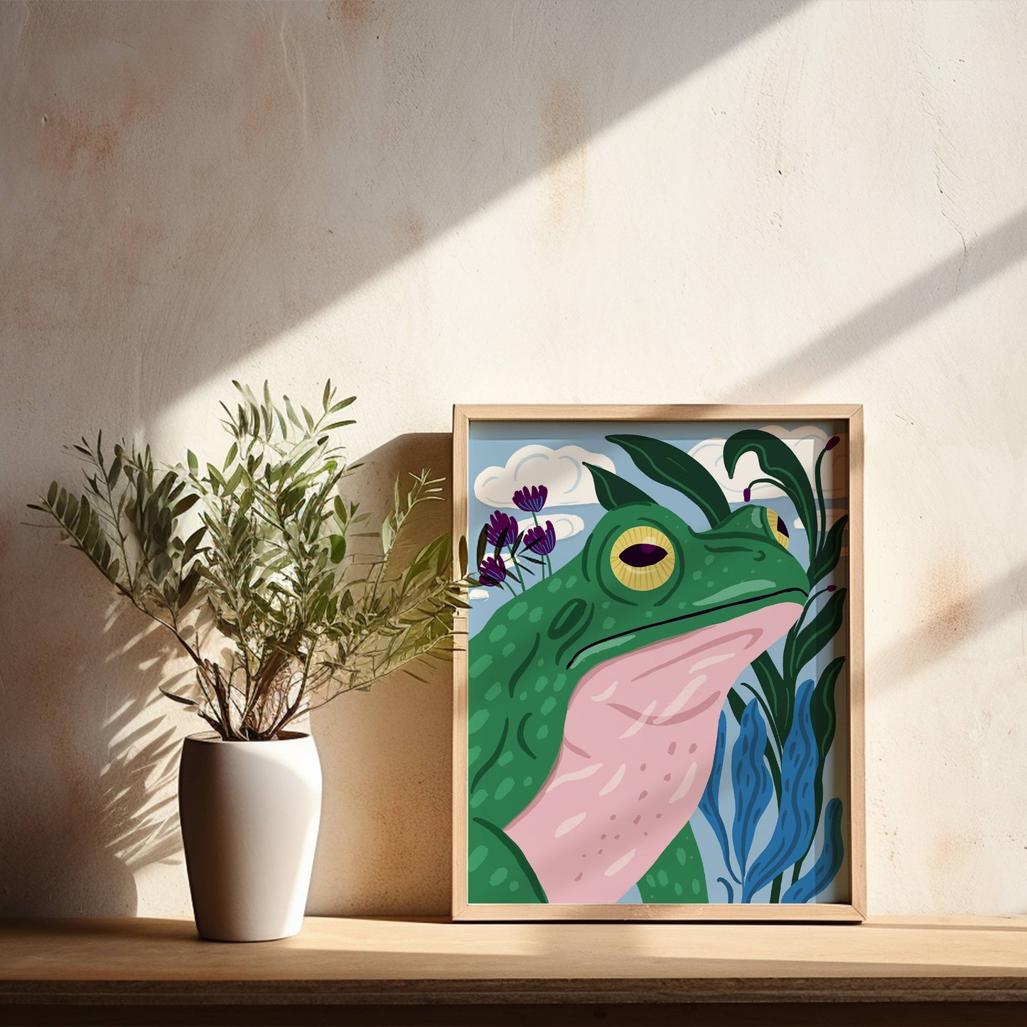 "Mr. Frog" - 8" x 10" Giclée Art Print