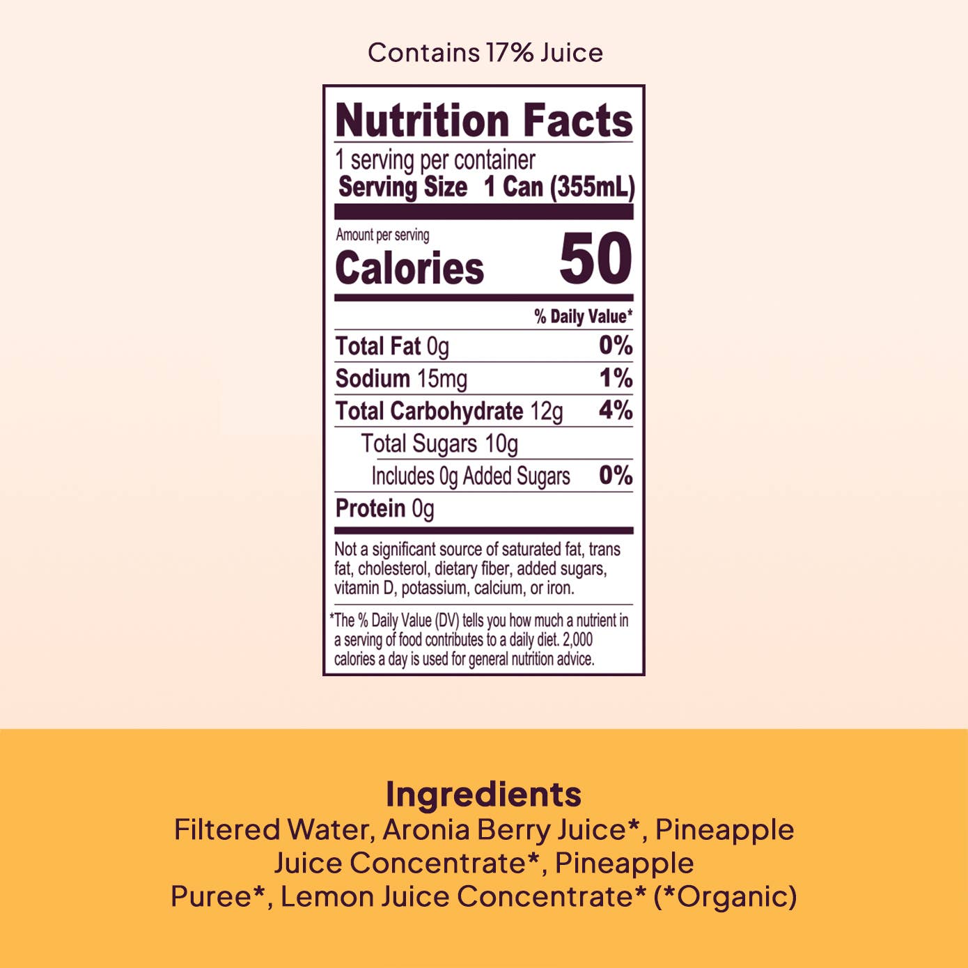Organic Pineapple & Aronia Berry