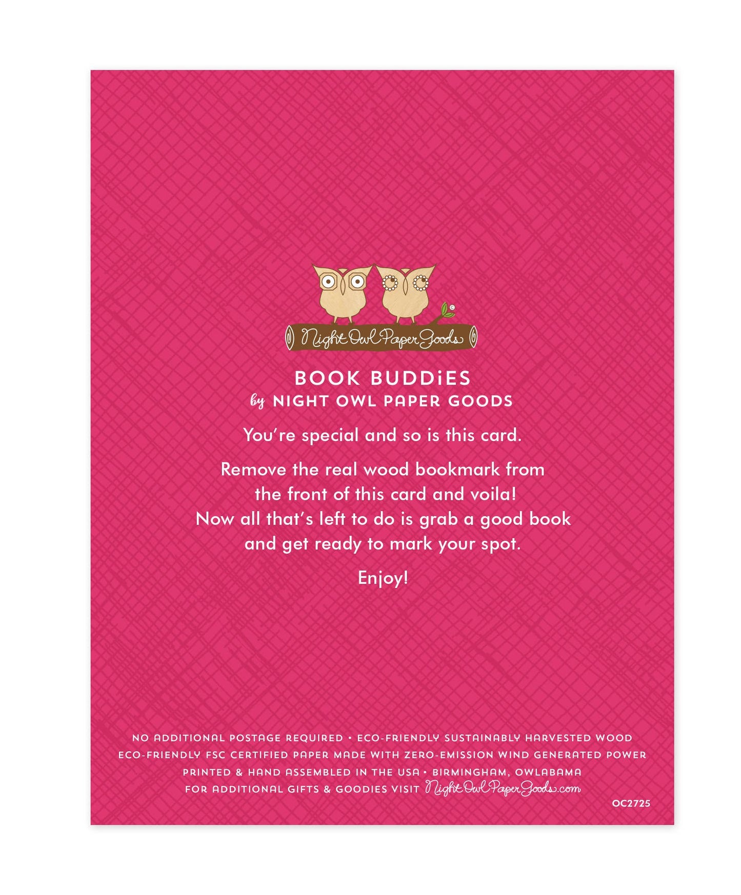 Mom Story Bookmark Mother's Day Card