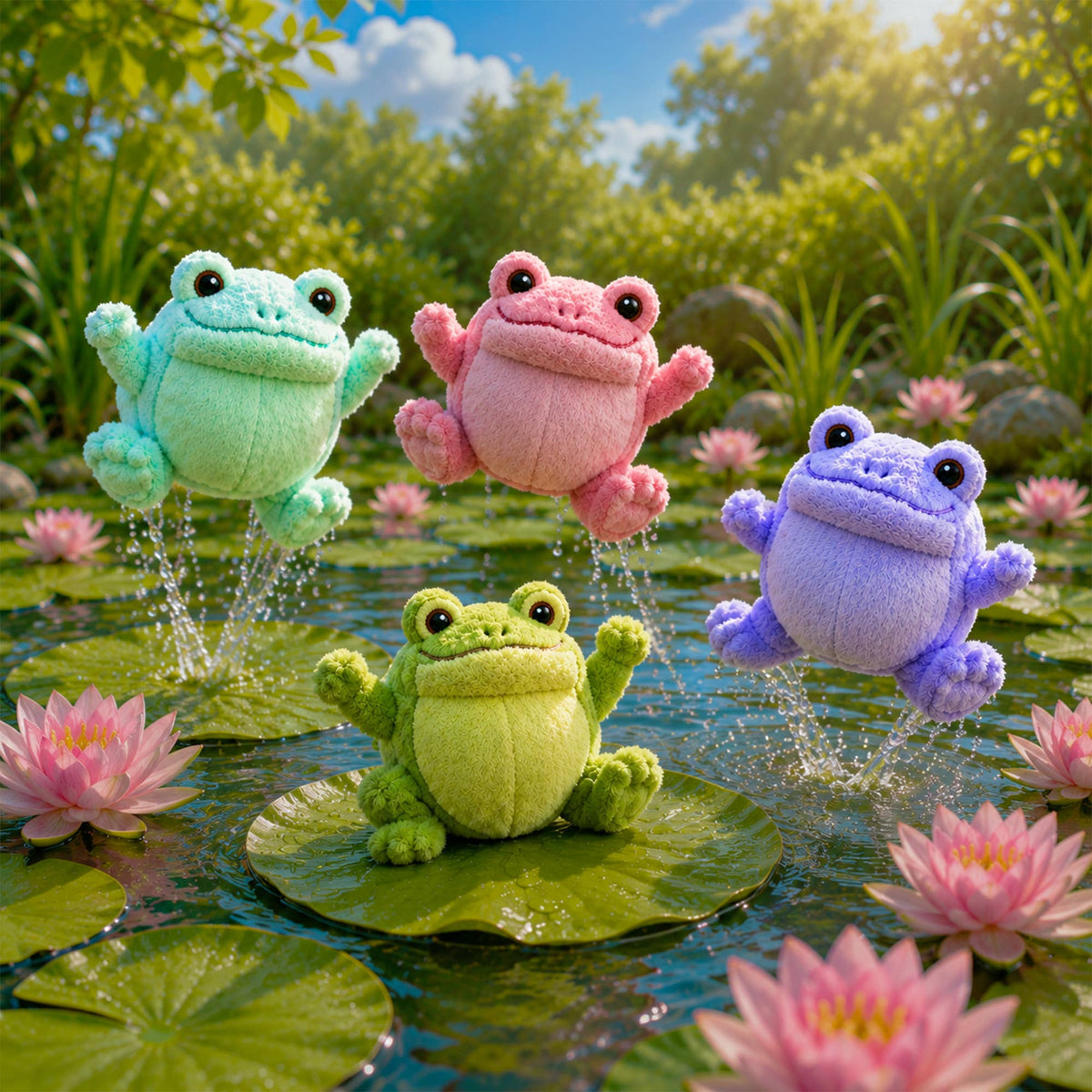 Leap Lounge Frog Plushee