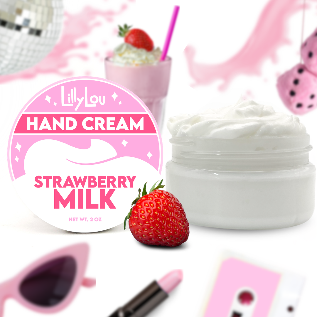 Strawberry Milk Hand Cream | Natural Hand Cream