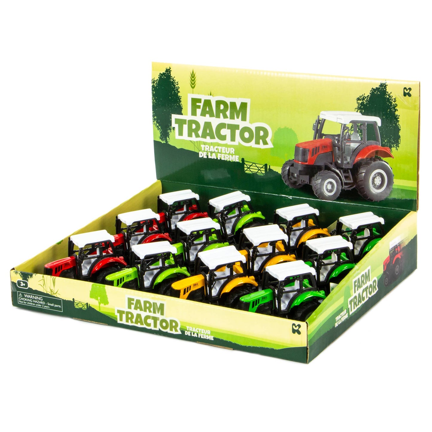 Keycraft Diecast Toy Pull Back Tractor