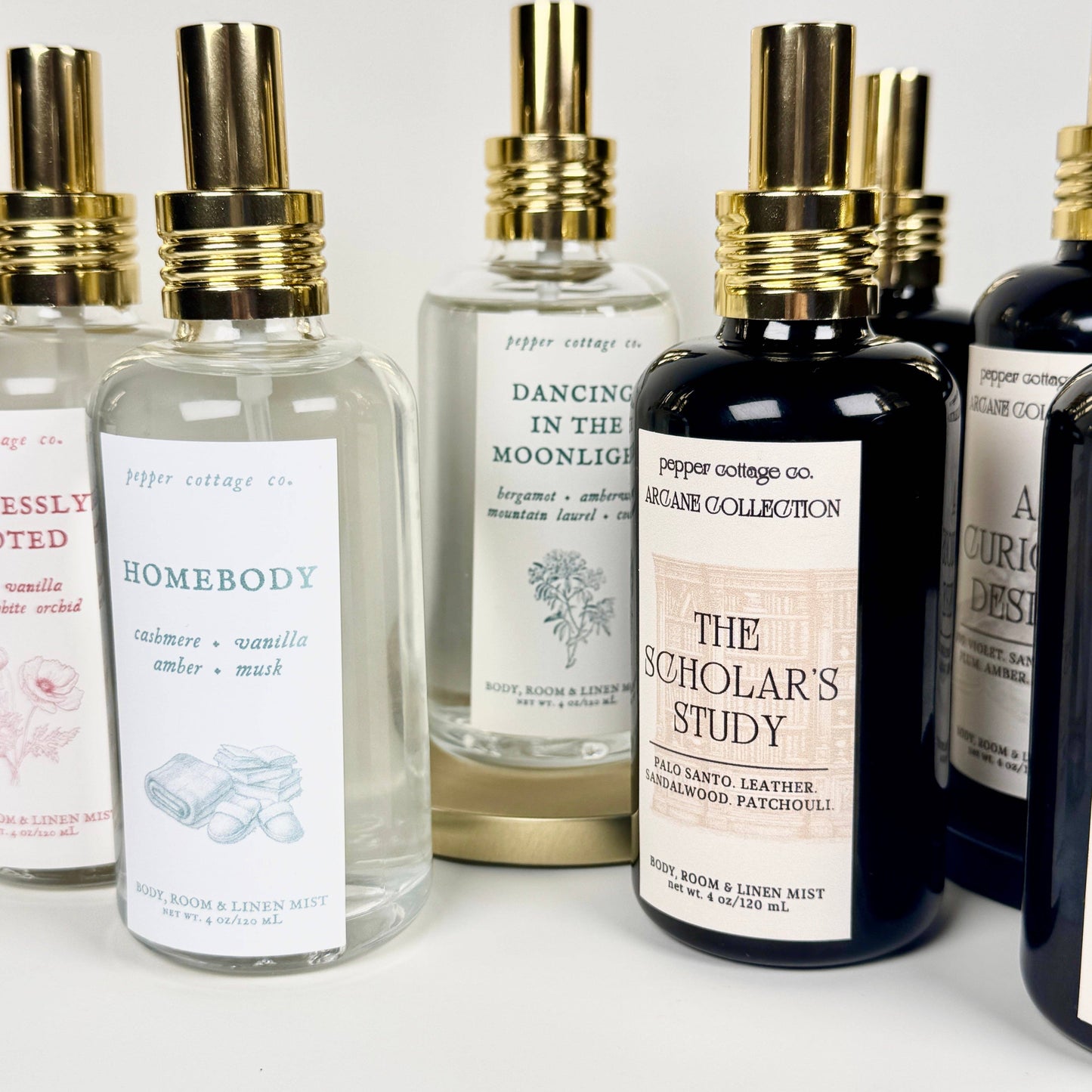 4 oz Homebody Body Safe Room & Linen Mist | Vanilla, Amber, Cashmere, Musk | Cozy Vanilla Body Spray