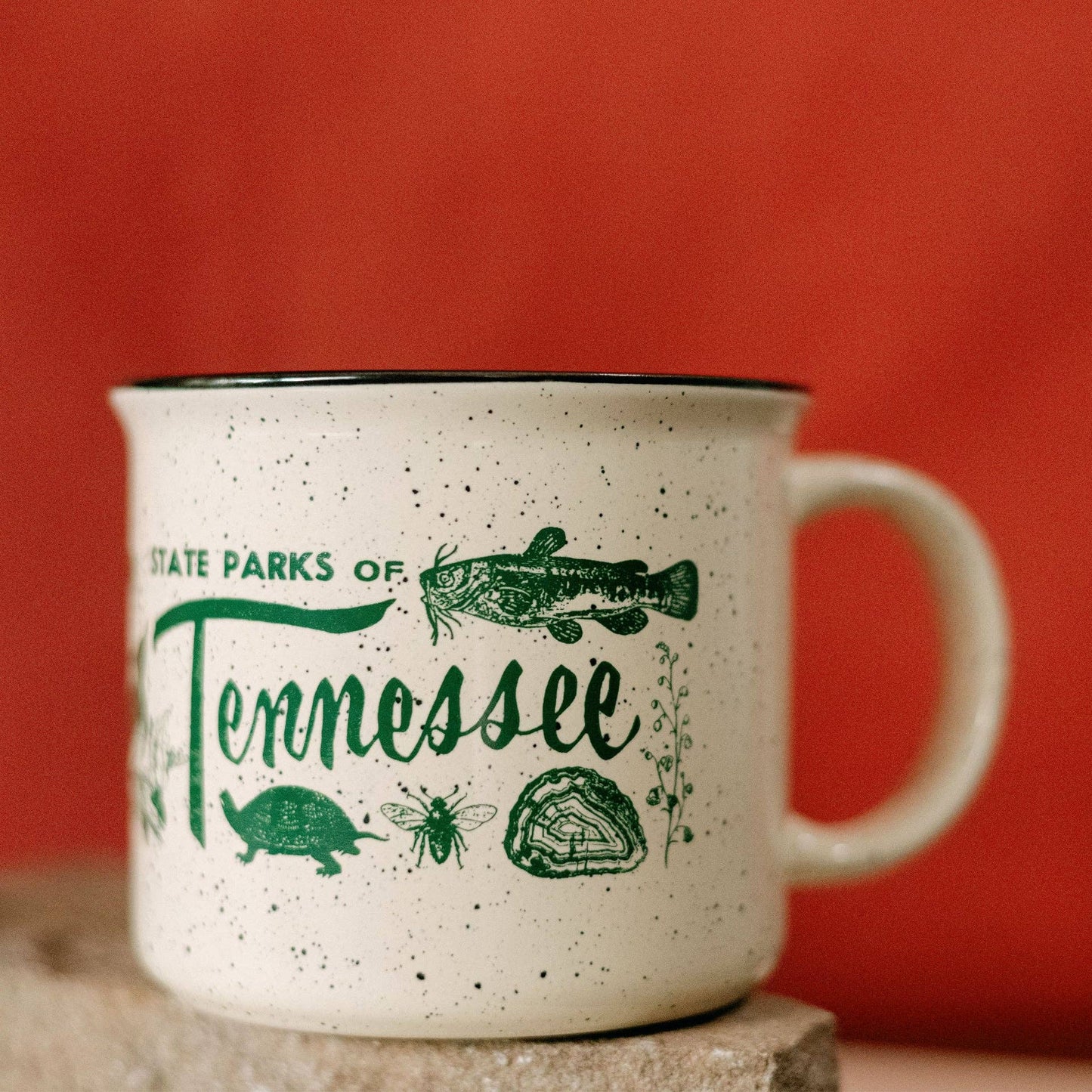 Tennessee State Parks - Nature Print Ceramic Mug