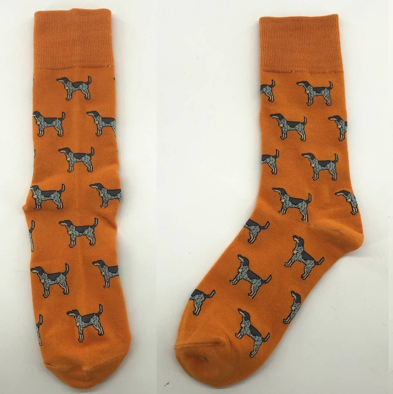 Orange Tennessee Smokey Dog Socks