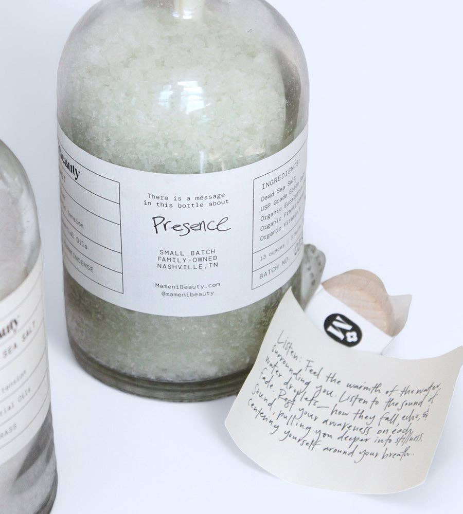 “Presence” Dead Sea Salt Soak